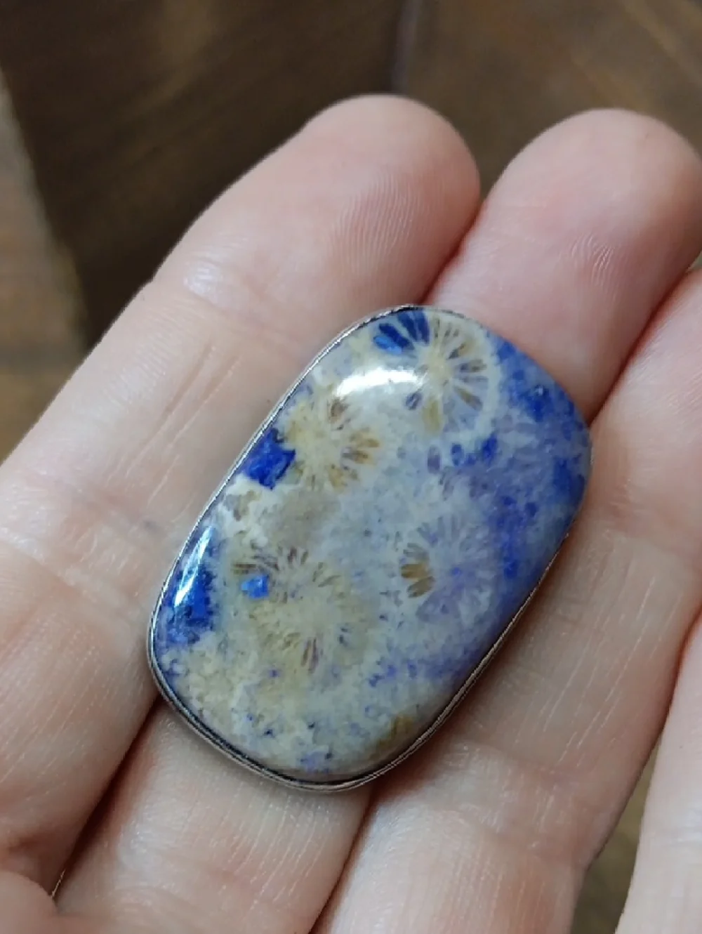 Handcrafted Floral Stone Statement Ring